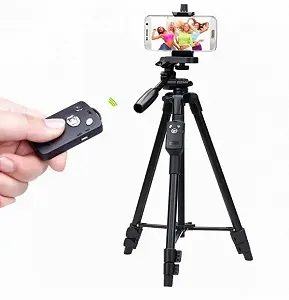 Купити Штатив трипод с пультом ДУ профессиональный для камеры и телефона Yufeng Tripod YF-3388 - Фото 1 Штатив трипод с пультом ДУ профессиональный для камеры и телефона Yufeng Tripod YF-3388 - Фото 1