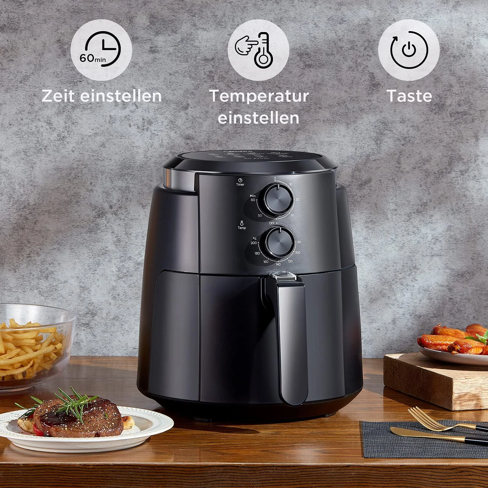 Мультипіч Midea MF-TN35B 3.5 XL 8 програм 1500 Вт BPA та PFOA Free, фото №6 Мультипіч Midea MF-TN35B 3.5 XL 8 програм 1500 Вт BPA та PFOA Free, фото №6
