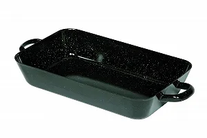 Форма для запікання Riess Classic-Fry 0047-022 37 x 6.2 cm Чорна - Фото 1