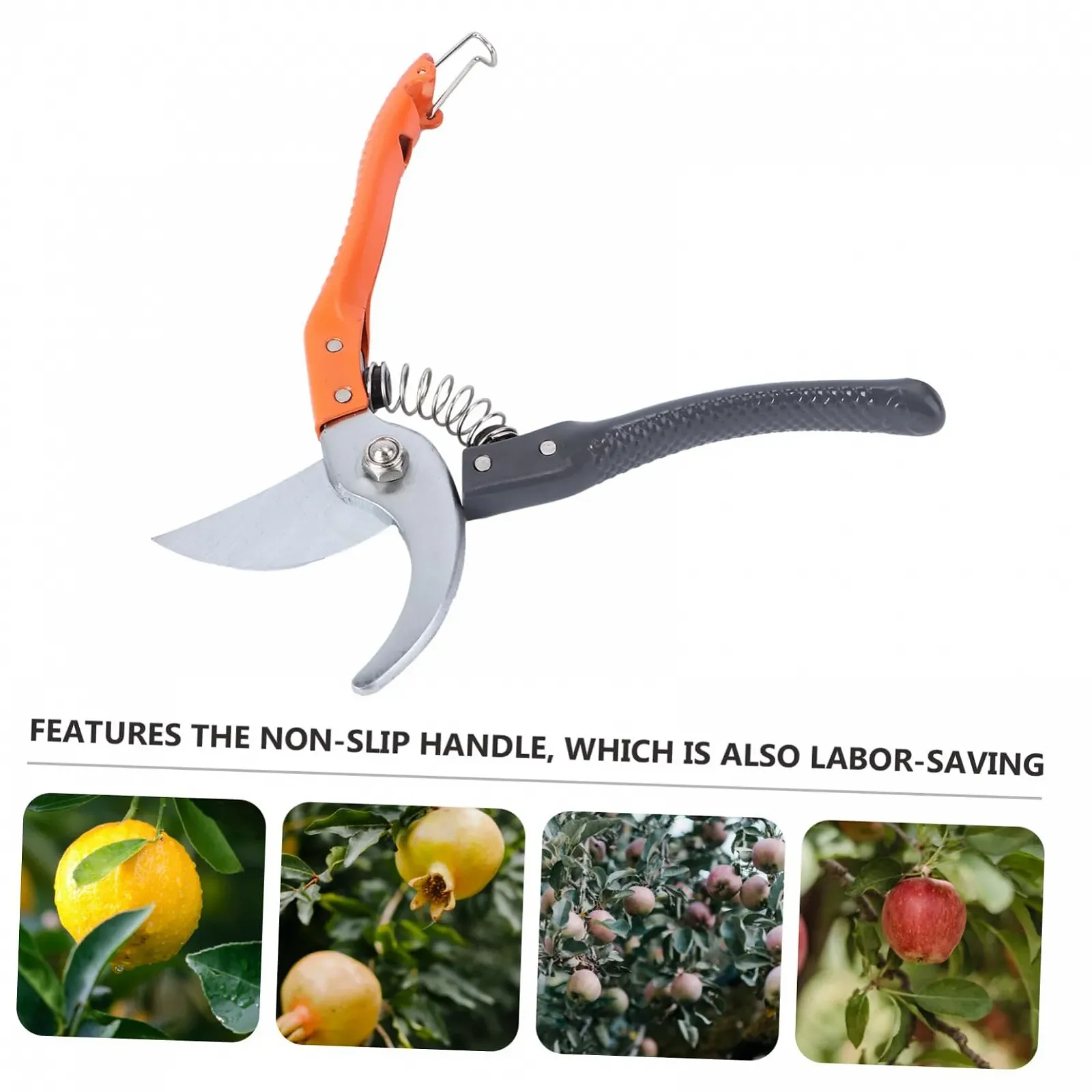 Секатор садовий Happyyami Марганцева сталь Різнокольоровий, фото №4