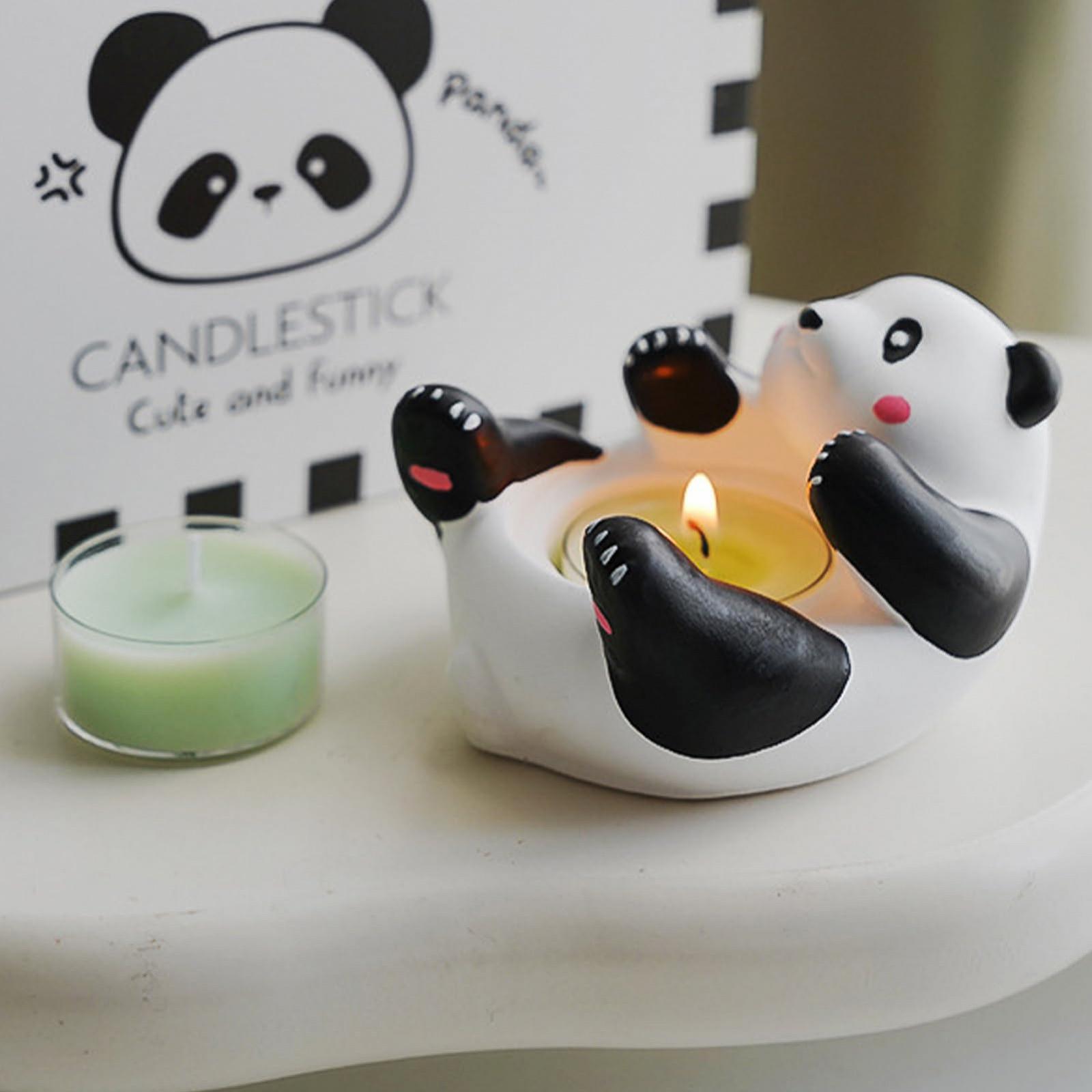 Подсвечник Panda Подсвечник для чайных свечей с 4 ароматическими свечами, фото №4