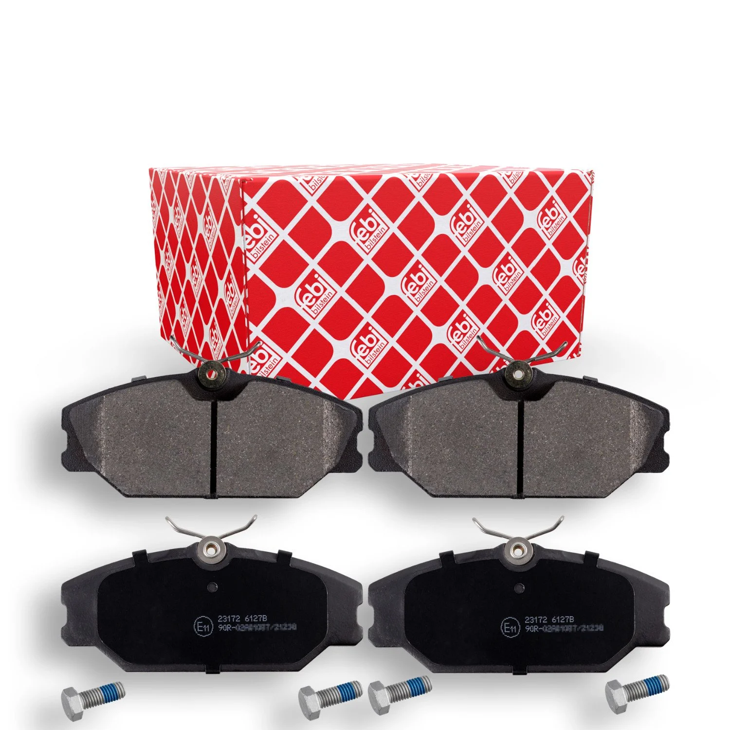 Комплект тормозных колодок FEBI BILSTEIN 16429 для RENAULT передний мост, фото №1 Комплект тормозных колодок FEBI BILSTEIN 16429 для RENAULT передний мост, фото №1