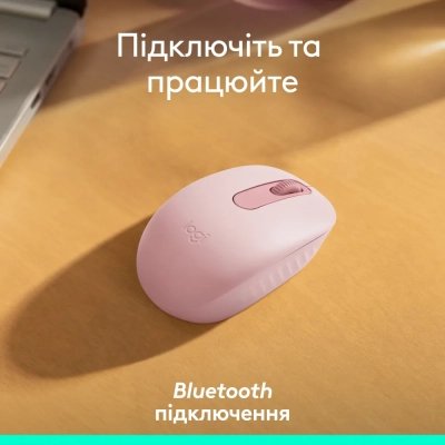 Мышка Logitech M196 Bluetooth Rose (910-007461), фото №6