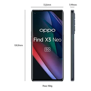 Смартфон Oppo Find X3 Neo 5G 256GB/12GB RAM Dual SIM Starlight-Black One Size synthetic.ua - Фото 1