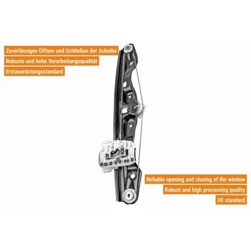 Склопідйомник VAICO V20-7395 Green Mobility Parts для BMW, задній лівий, фото №2 Склопідйомник VAICO V20-7395 Green Mobility Parts для BMW, задній лівий, фото №2