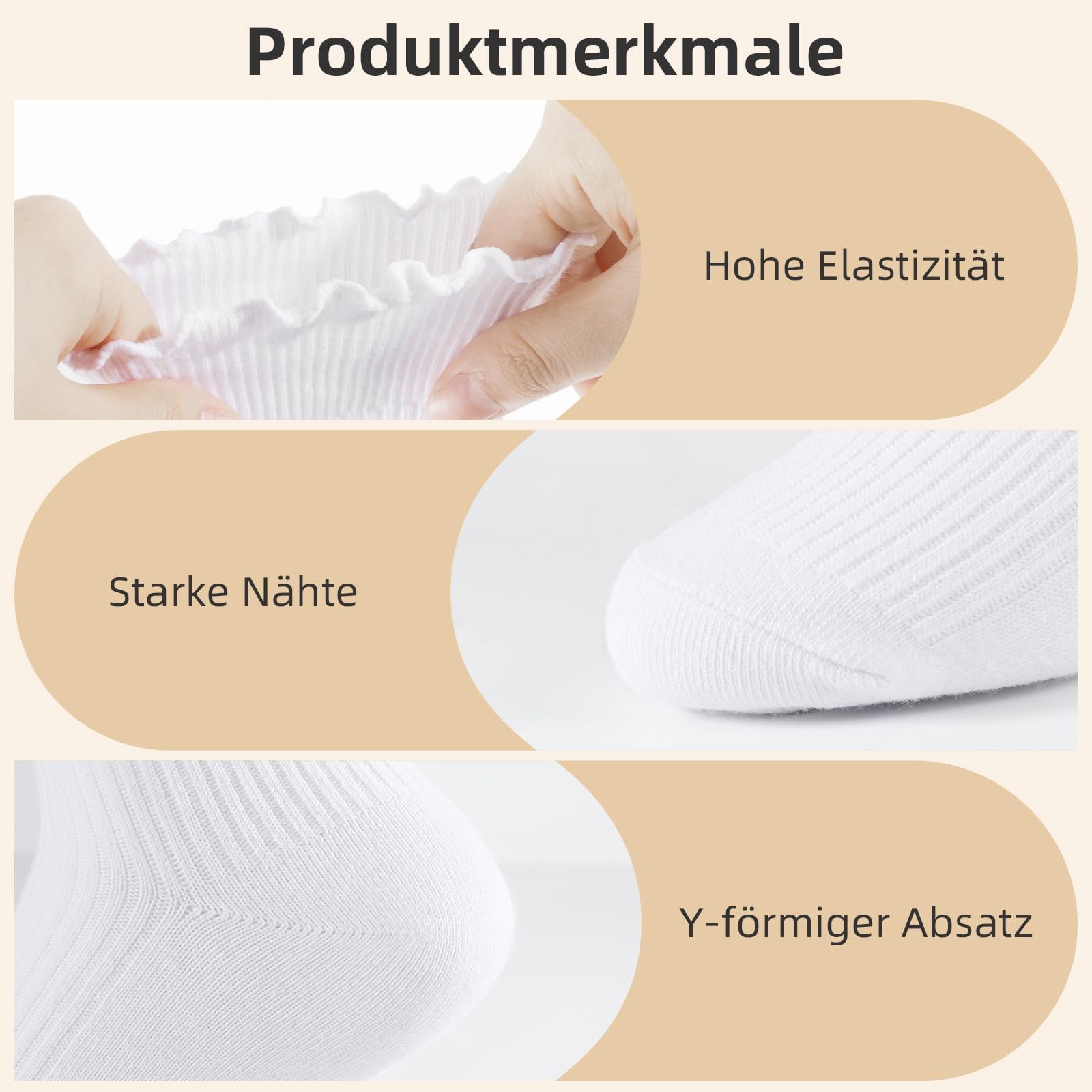 Женские носки с оборками Хлопок (6 пар), фото №4