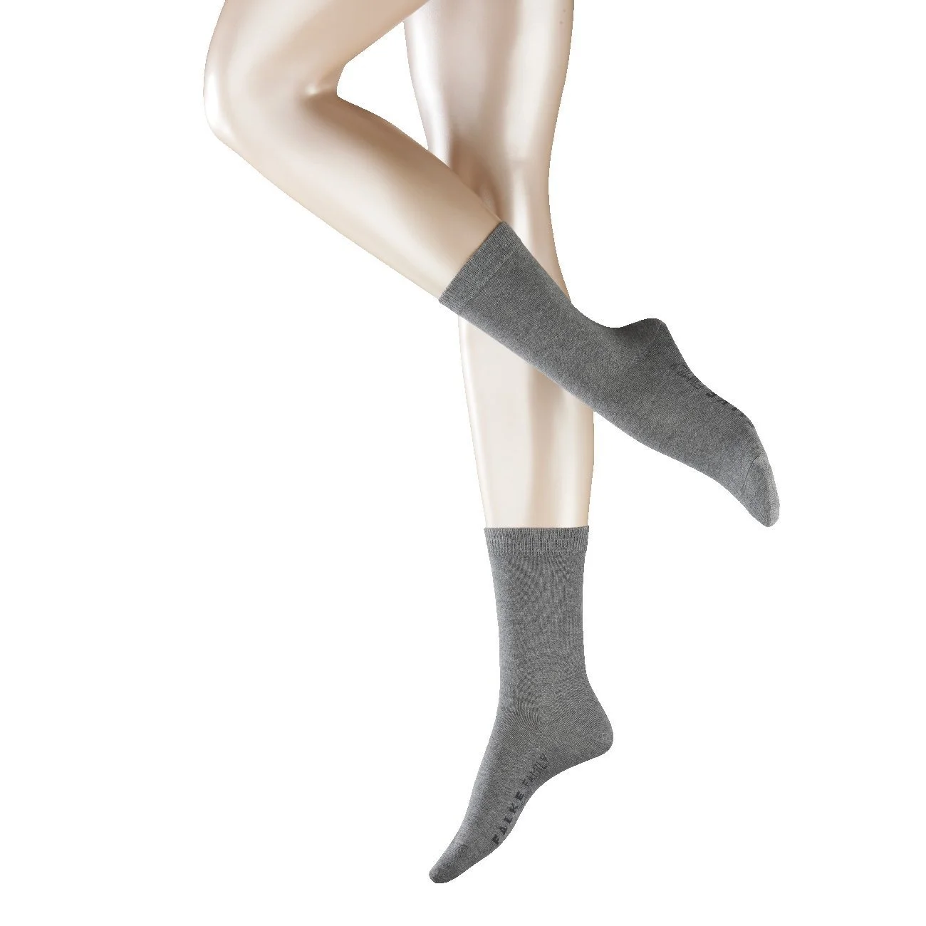 Носки FALKE Cotton Touch Хлопок Антрацитовый меланж, фото №4