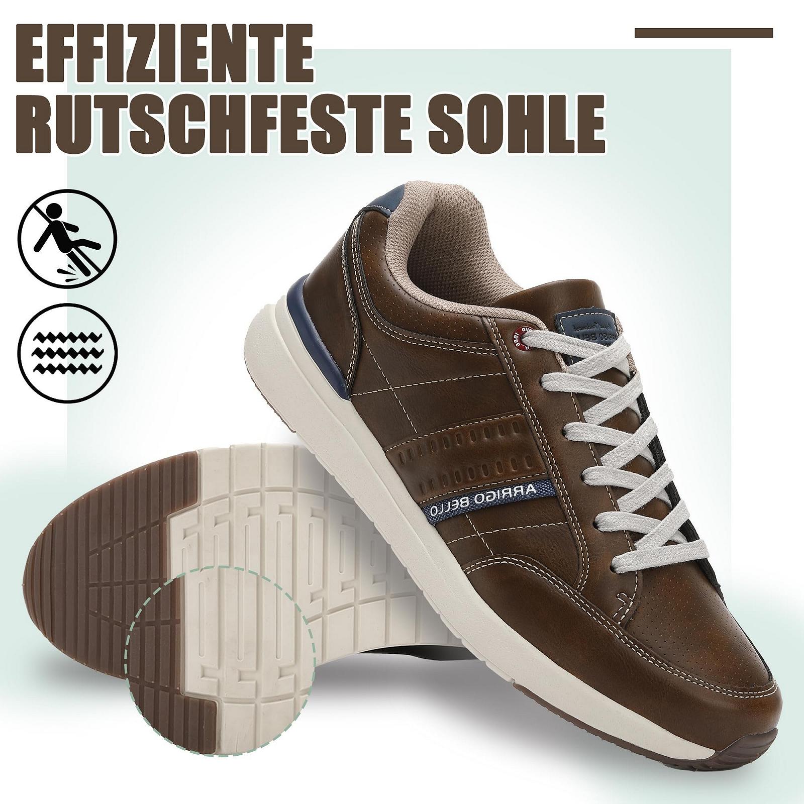 Кросівки ARRIGO BELLO Casual Чоловічі Нековзні Легкі Шкіряні, фото №5 Кросівки ARRIGO BELLO Casual Чоловічі Нековзні Легкі Шкіряні, фото №5