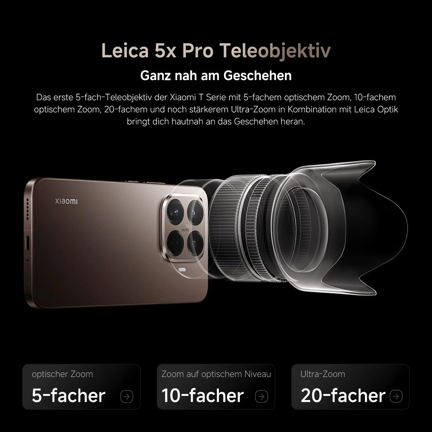 Смартфон XIAOMI 15T Pro 12 + 512 ГБ, 6.83 дюйми 144 Гц, Moka Brown, фото №8