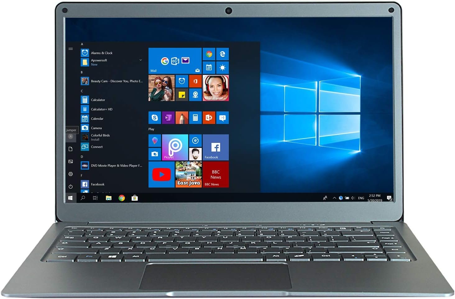 Ноутбук 13.3" Jumper EZbook X3 Intel Celeron N3350 RAM 4GB eMMC 64GB Win11 Алюминиевый корпус (UKR), фото №1