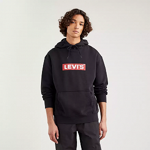 Джемпер LEVI'S Men's logo printed hoodie S - Фото 1