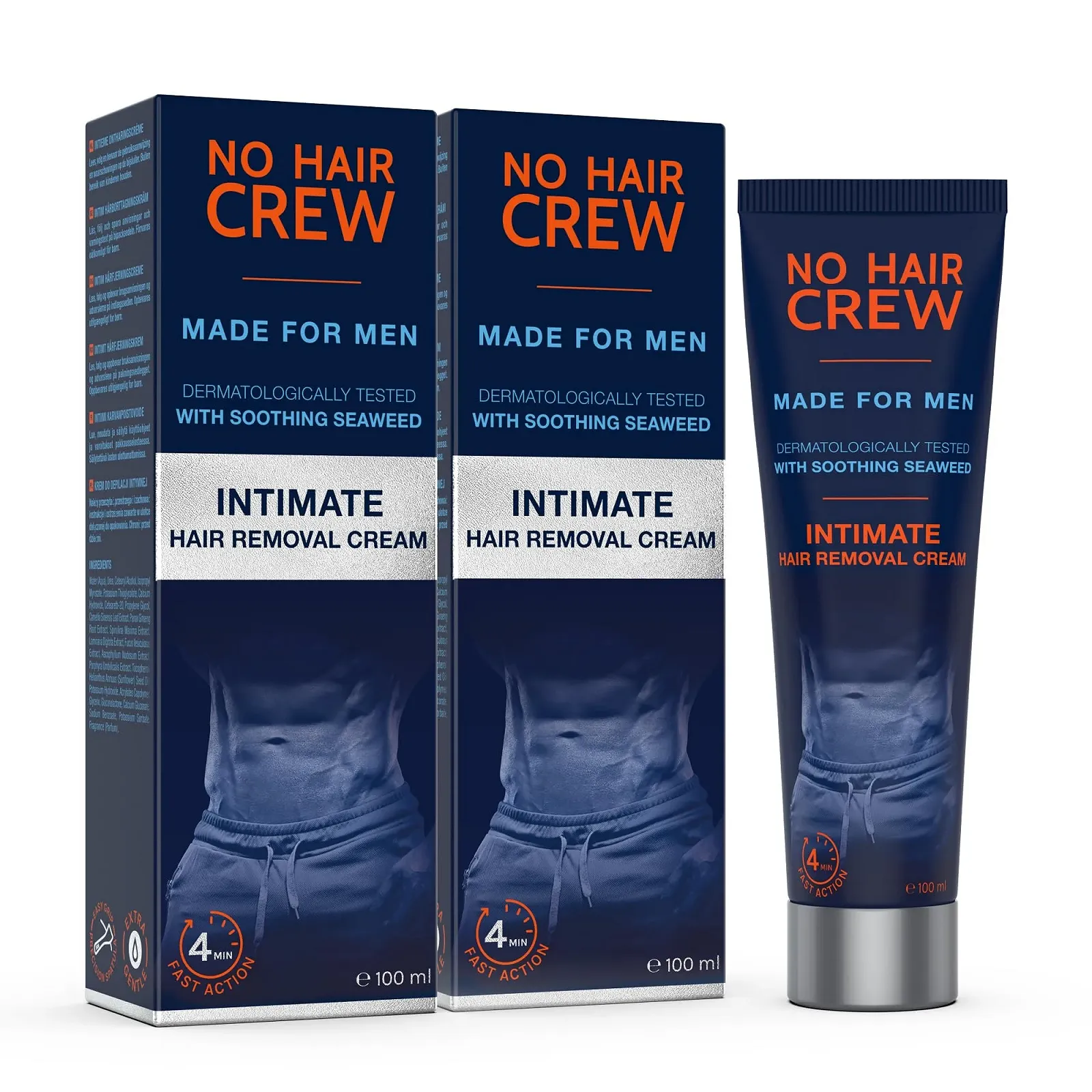 Крем для інтимної депіляції no hair crew Premium Extra Gentle 2 мл 2 шт., фото №1