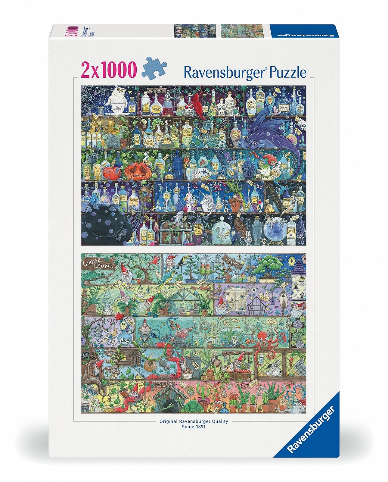 Пазл Ravensburger Zoe Sadler: Magic Shelves 12000338 2 x 1000 элементов, фото №1