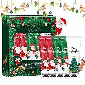 Крем для рук Рождественский набор, 5 шт увлажняющих кремов для рук для сухой кожи - Фото 1