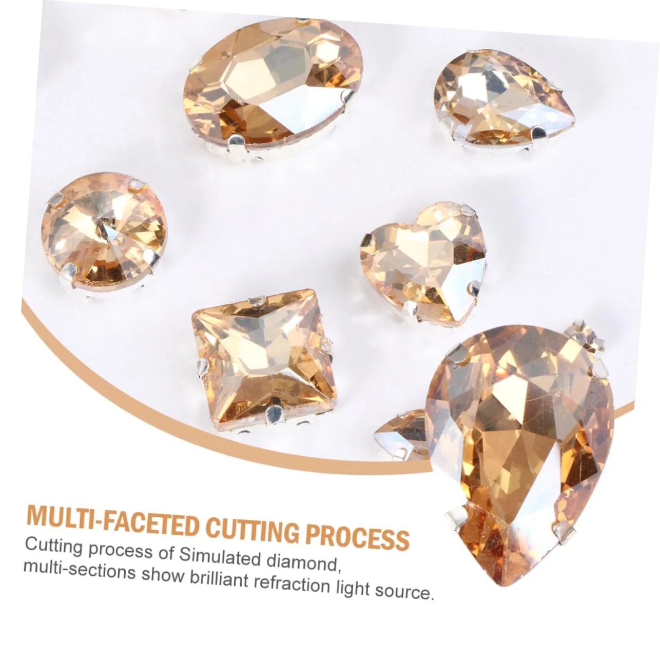 Стрази Крапля SEWACC Kristallkrallen 150 шт, фото №7