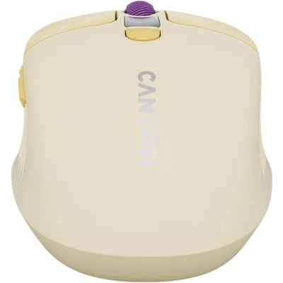 Мышка Canyon MW-26 LCD Silent Wireless/Bluetooth Yellow (CNS-CMSW26Y), фото №8 Мышка Canyon MW-26 LCD Silent Wireless/Bluetooth Yellow (CNS-CMSW26Y), фото №8