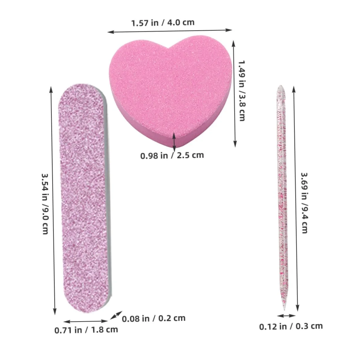 Набор для маникюра CALLARON 20 шт. Пилочки для ногтей, бафы для полировки, фото №2 Набор для маникюра CALLARON 20 шт. Пилочки для ногтей, бафы для полировки, фото №2