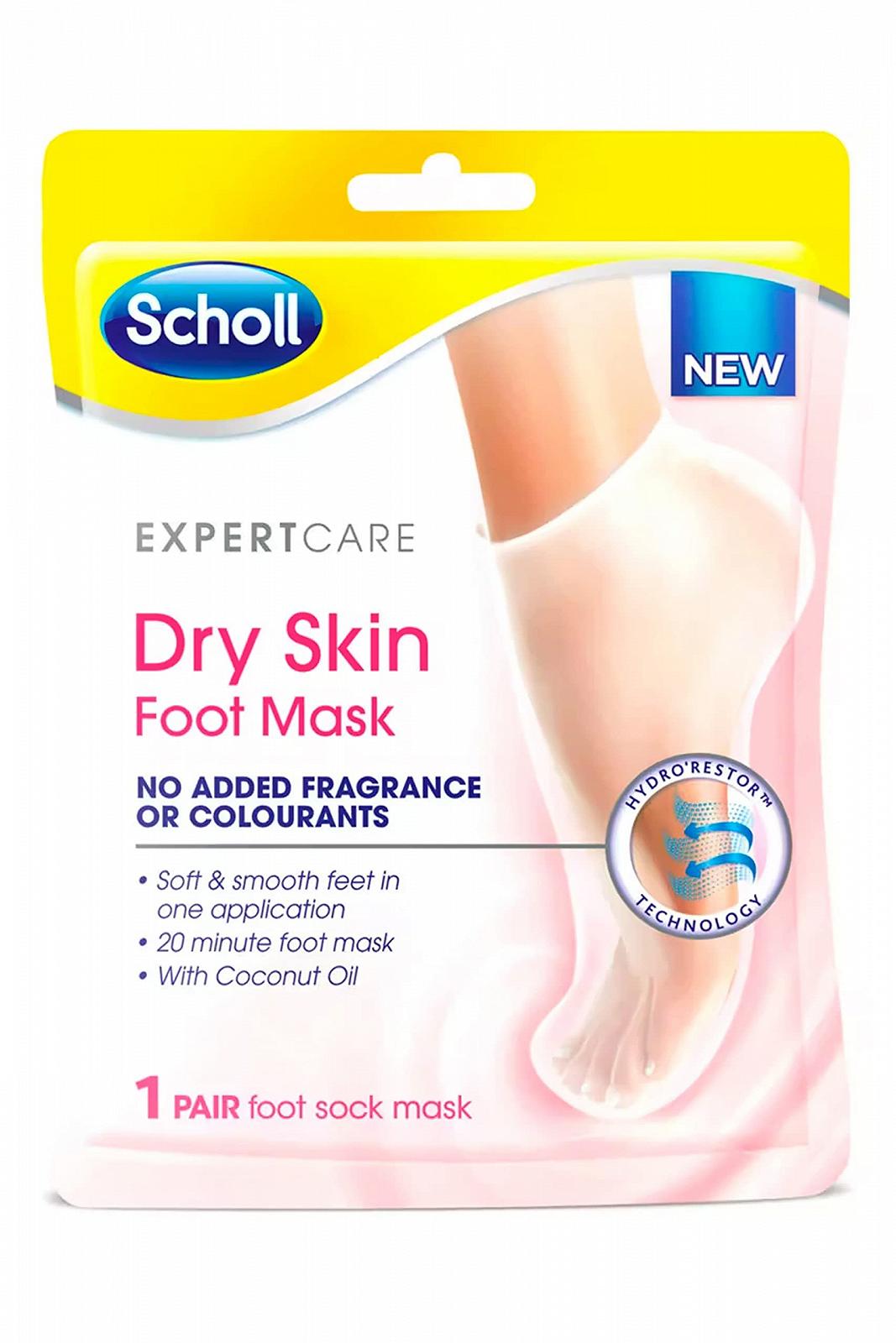 Маска-носочки для ног Scholl ExpertCare Dry Skin питательная, с кокосовым маслом и маслом ши, 1 пара, фото №1