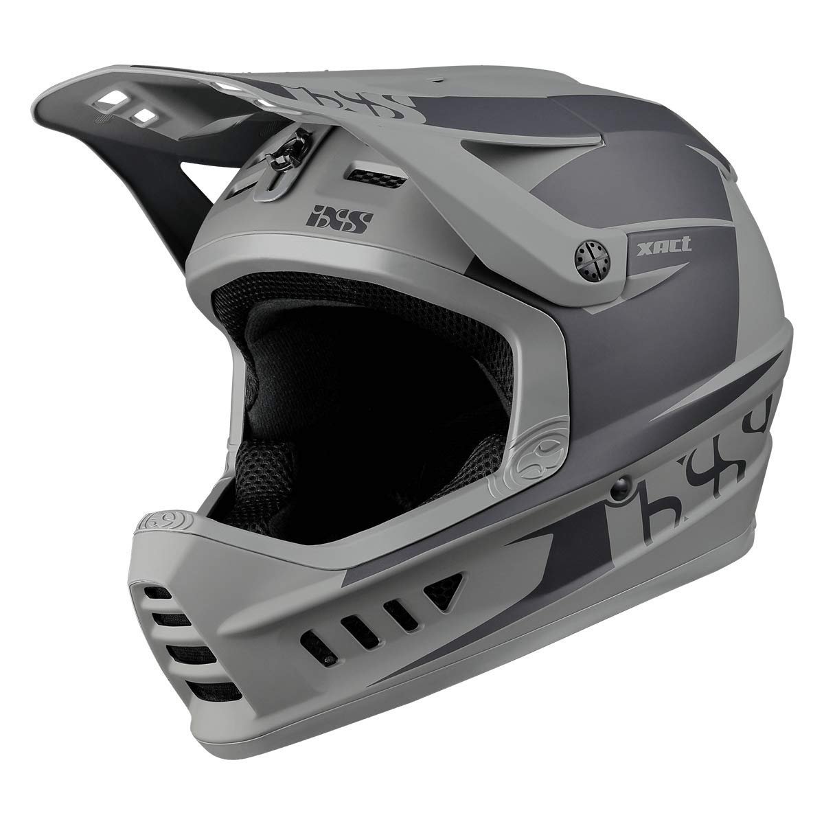 Шлем Downhill IXS XACT EVO MTB Lime-Graphite, фото №1
