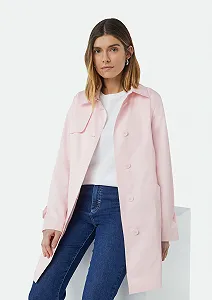 Тренч comma Елегантний бавовняний приталеного крою synthetic.ua - Фото 1