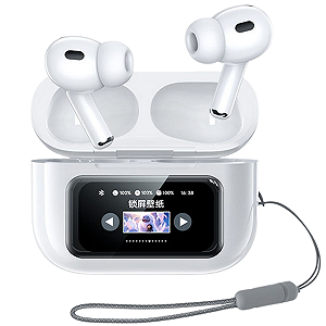 Купити Вакуумні бездротові навушники з екраном Remax Cozypods W30N TWS - Фото 1 Вакуумні бездротові навушники з екраном Remax Cozypods W30N TWS - Фото 1