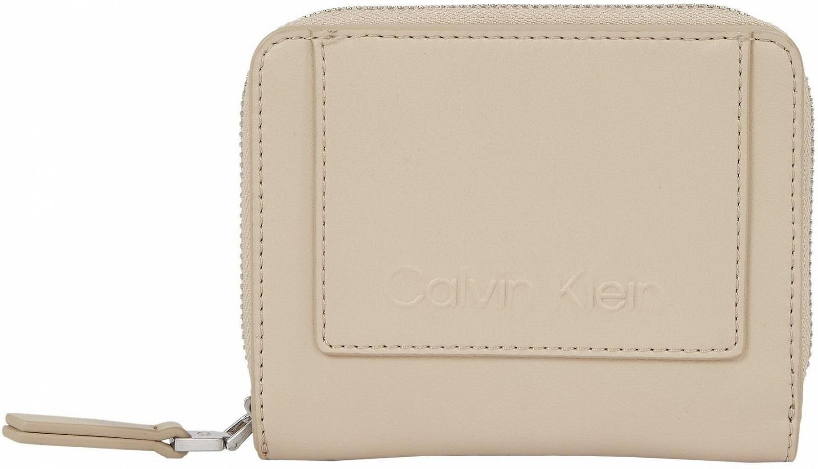 Гаманець Calvin Klein Ck Set Zip Around W/Flap Md Сірий (Doeskin), фото №1