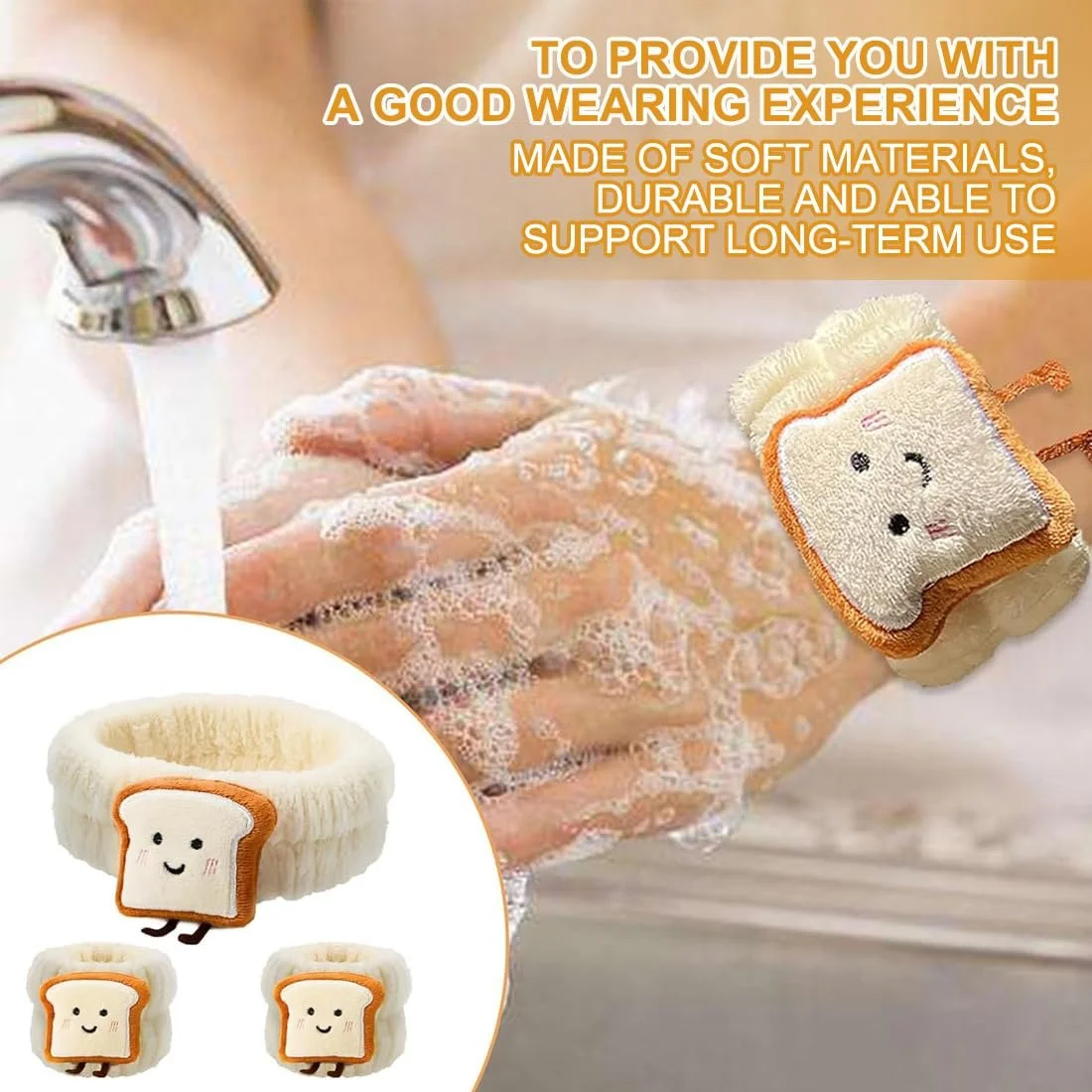 Пов'язка на голову CATOR, набір з 3 шт., фото №3