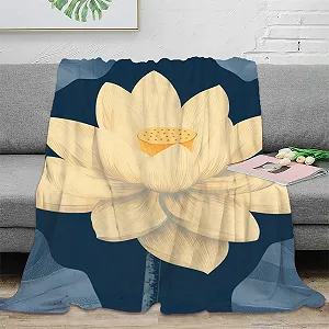 Покривало Lotus Graphic М'яка пухнаста Покривало для дивана 3D-друк synthetic.ua - Фото 1