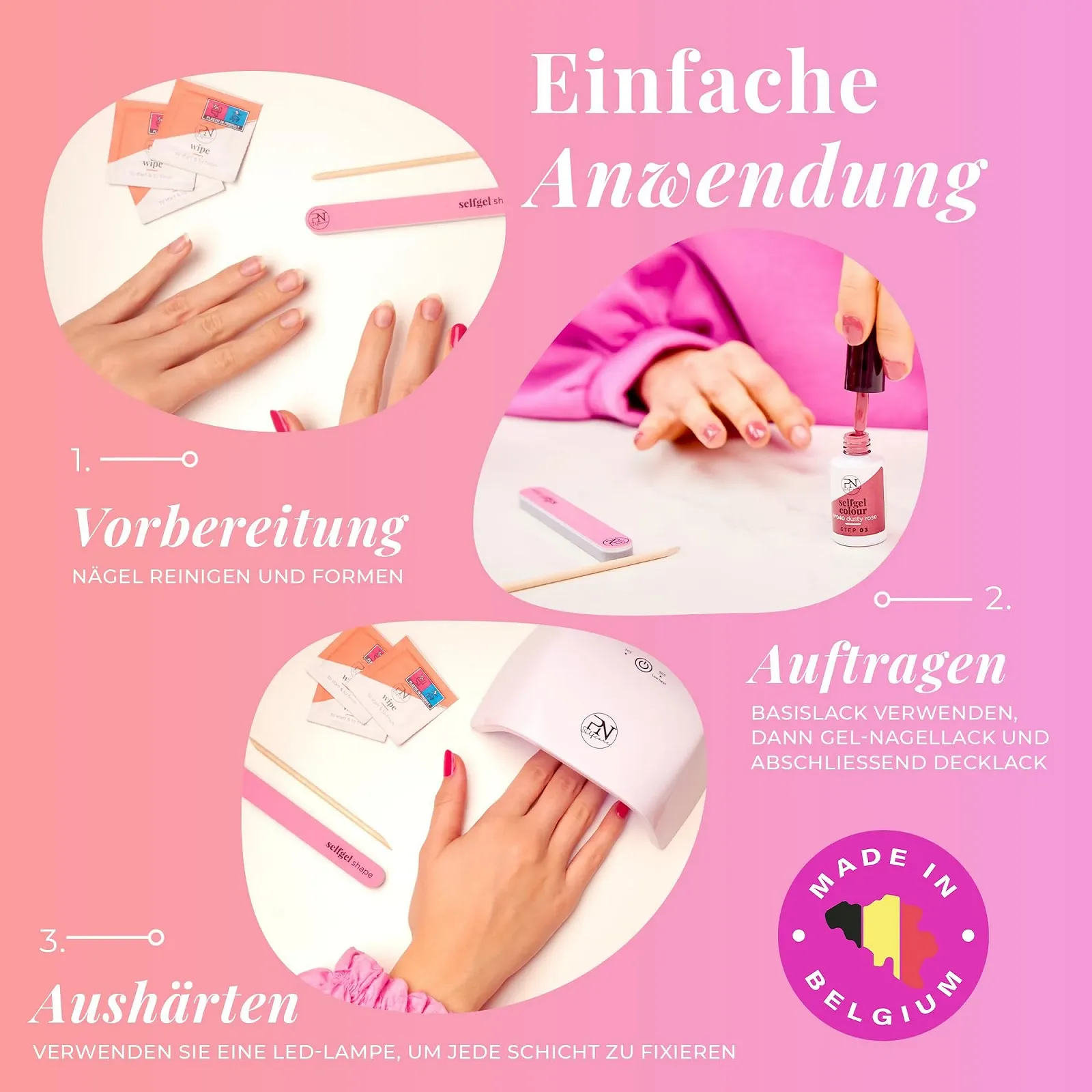 Гель-лак PN Selfcare Набор 4 цвета Элегантность, фото №3 Гель-лак PN Selfcare Набор 4 цвета Элегантность, фото №3