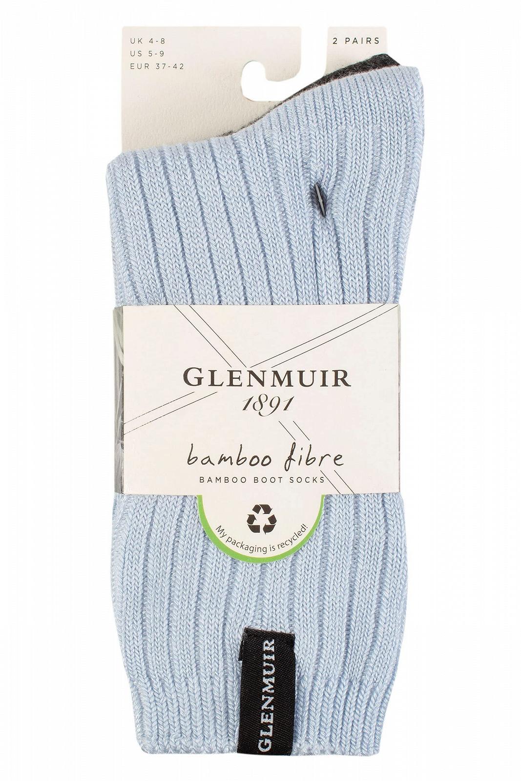 Шкарпетки для черевиків GLENMUIR Жіночі бамбукові з легкою підкладкою, 2 пари, фото №2