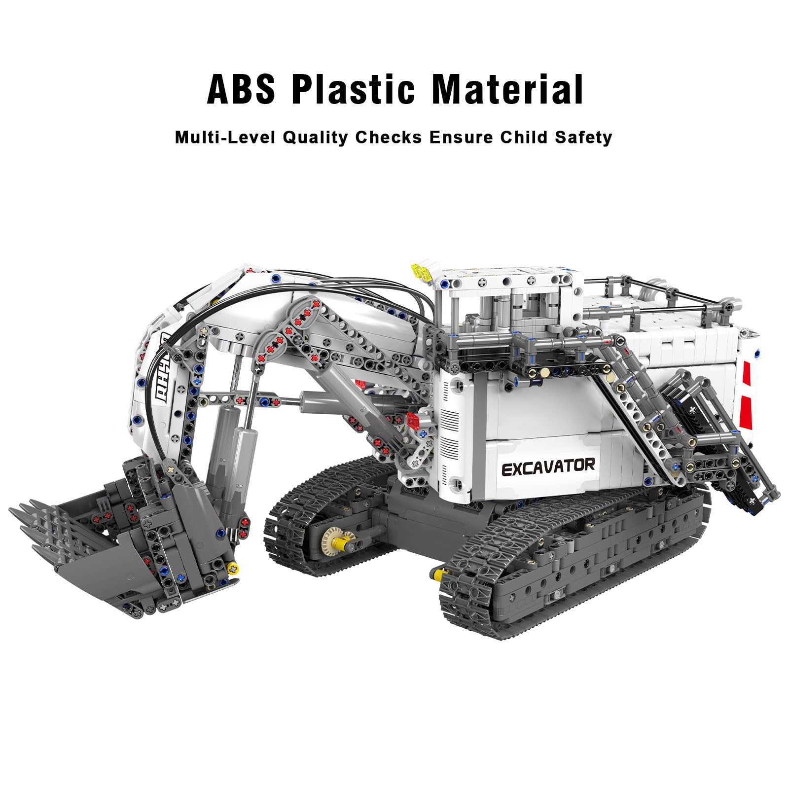 Конструктор Mould King Technik RH400 Mining Crawler Excavator 13130s з 9 двигунами, сумісний з іншими брендами (4265 деталей), фото №6