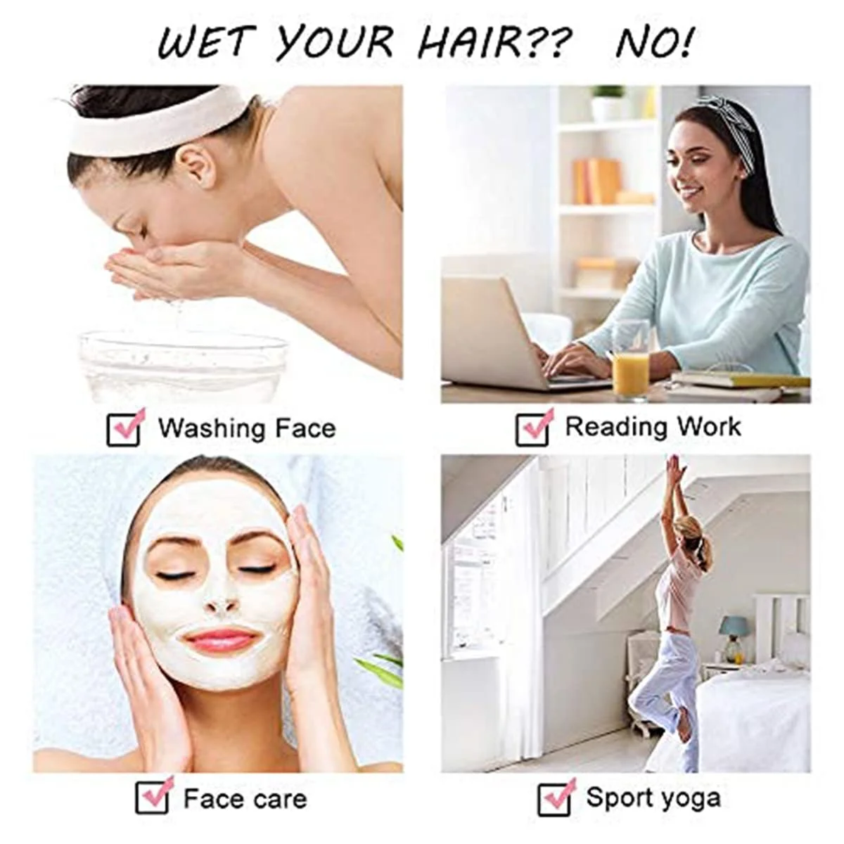 Пов'язка на голову Pubiao, 3 шт., жіноча, богемна, фото №7 Пов'язка на голову Pubiao, 3 шт., жіноча, богемна, фото №7