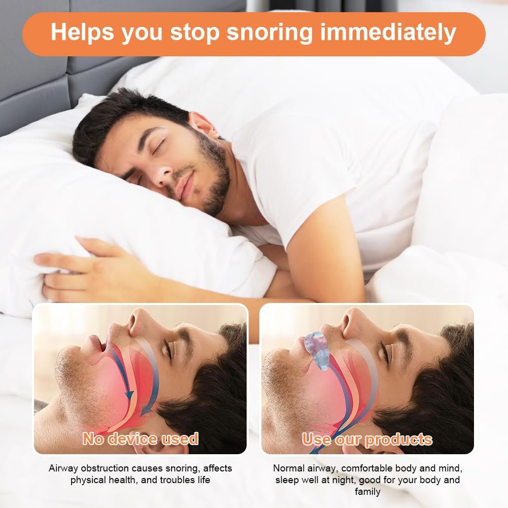 Капа від хропіння з вушними затичками Стопер для чоловіків і жінок, фото №3