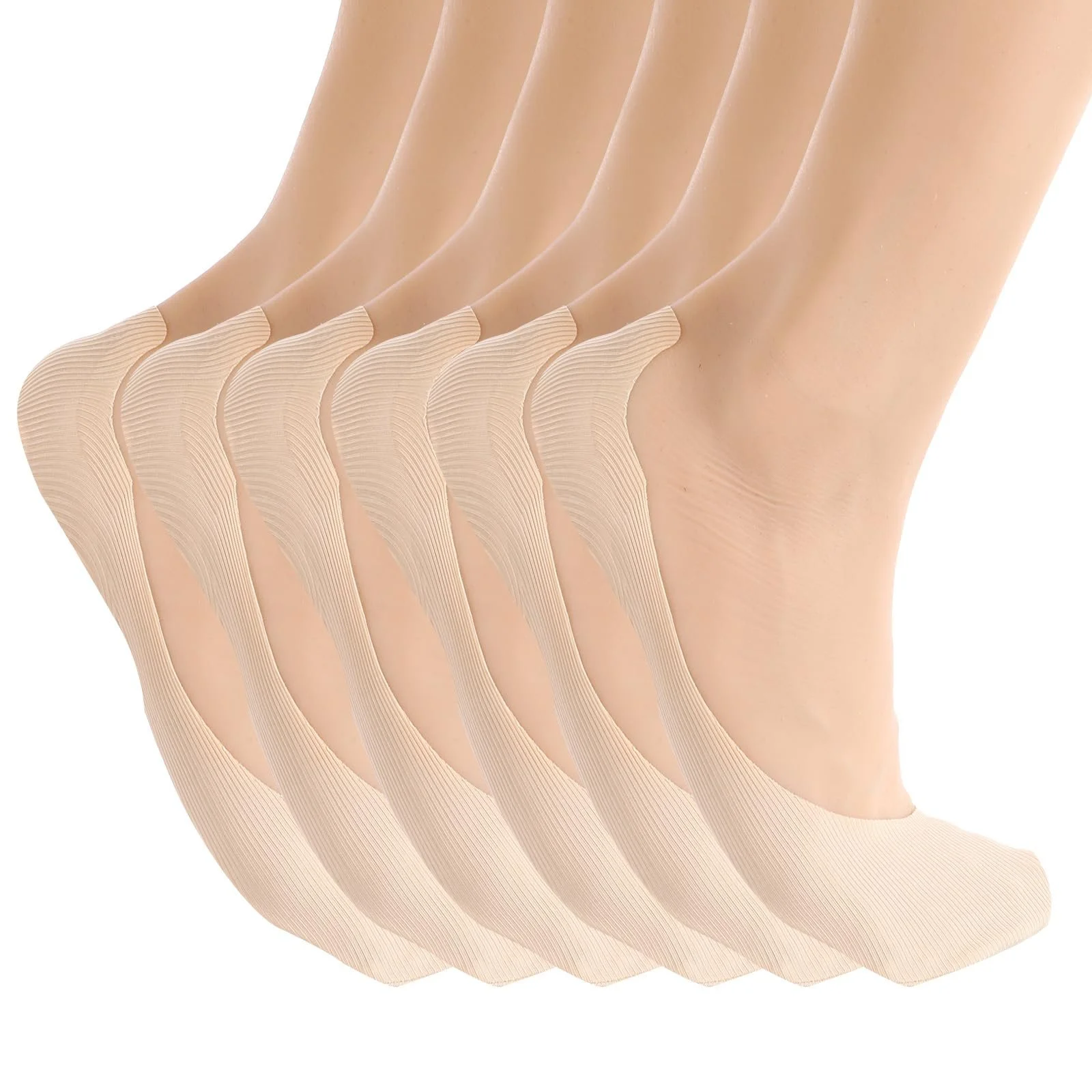 Комплект шкарпеток (6 пар) Жіночі Тонкі шкарпетки-слідки для кросівок, фото №7 Комплект шкарпеток (6 пар) Жіночі Тонкі шкарпетки-слідки для кросівок, фото №7