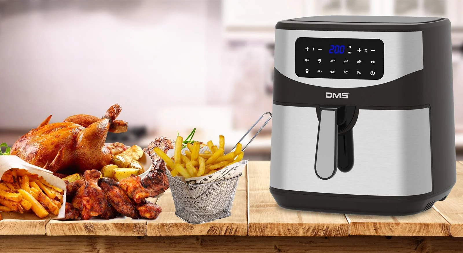 Мультипіч DMS XXXL 7 л 1800 Вт 10 програм HF-7S, фото №4 Мультипіч DMS XXXL 7 л 1800 Вт 10 програм HF-7S, фото №4