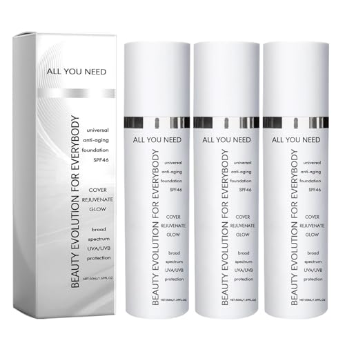 Тональный крем Colour Changing Foundation для зрелой кожи увлажняющий водостойкий легкий длительного действия для всех типов кожи (3 штуки, 50 мл), фото №1 Тональный крем Colour Changing Foundation для зрелой кожи увлажняющий водостойкий легкий длительного действия для всех типов кожи (3 штуки, 50 мл), фото №1