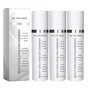 Купить Тональный крем Colour Changing Foundation для зрелой кожи увлажняющий водостойкий легкий длительного действия для всех типов кожи (3 штуки, 50 мл) - Фото 1 Тональный крем Colour Changing Foundation для зрелой кожи увлажняющий водостойкий легкий длительного действия для всех типов кожи (3 штуки, 50 мл) - Фото 1