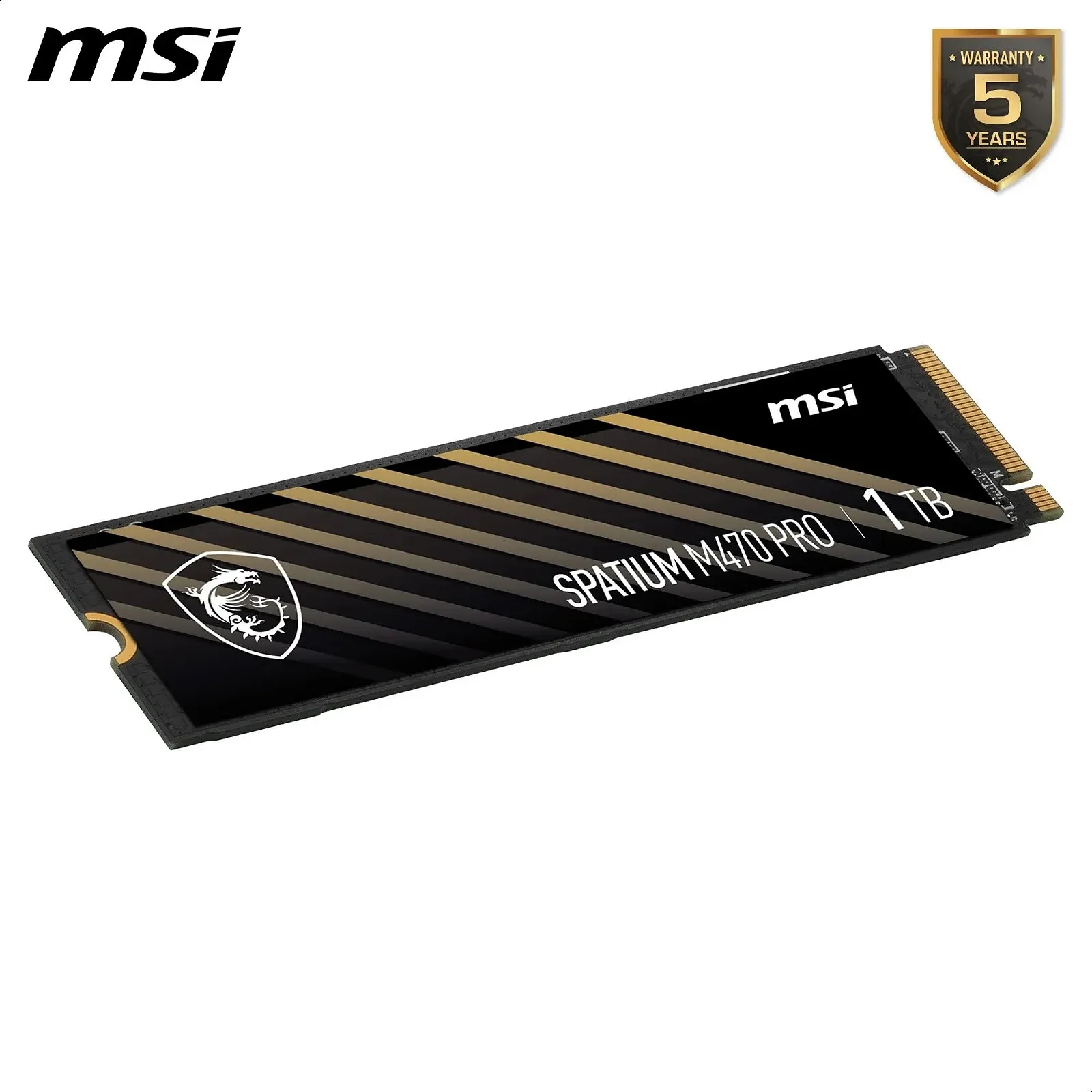 Внутрішній SSD-накопичувач MSI SPATIUM M470 PRO 1 TB PCIe 4.0 NVMe M.2 6000 MB/s, фото №5