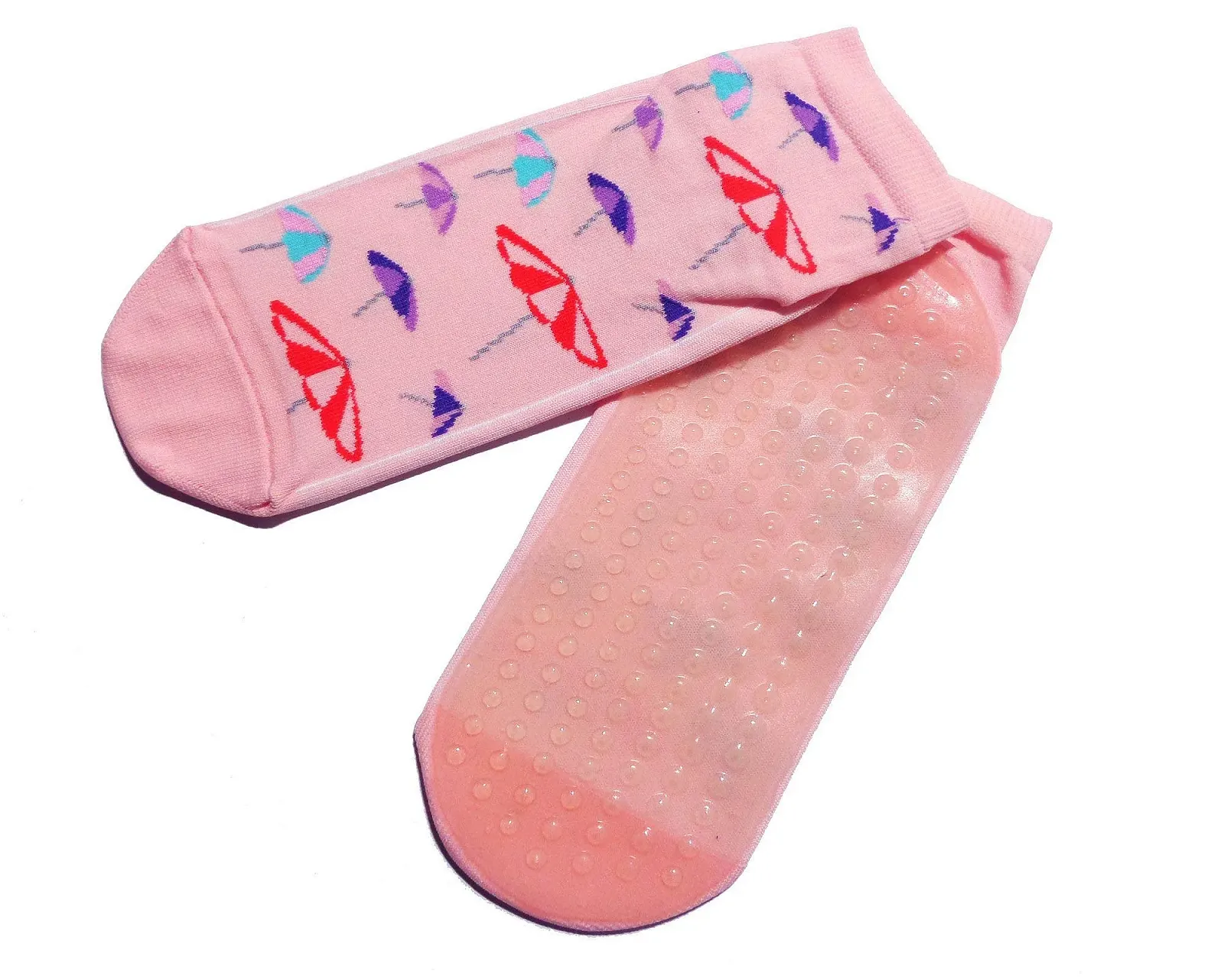 Пляжні шкарпетки Weri Spezials для жінок з суцільним ABS покриттям, фото №1