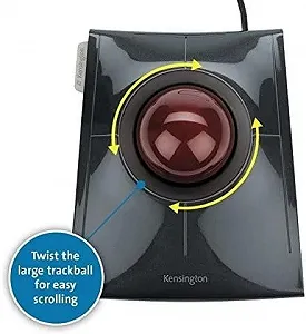 Провідна мишка Kensington SlimBlade Trackball / 1600 DPI / 4 кнопки / Сіра ціна на synthetic.ua - Фото 1 Провідна мишка Kensington SlimBlade Trackball / 1600 DPI / 4 кнопки / Сіра synthetic.ua - Фото 1