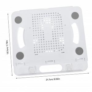 Складная Подставка для планшета Vaguelly Регулируемая Подставка для планшетов и ноутбуков Портативная Настольная Подставка Белый synthetic.ua - Фото 1