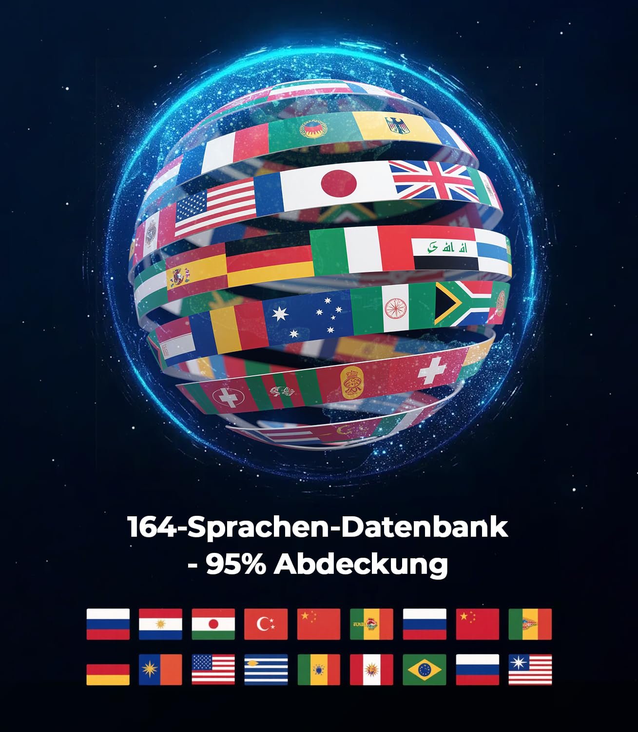 Навушники-перекладач JDBL з підтримкою 164 мов та ШІ чипом 4.0, фото №6