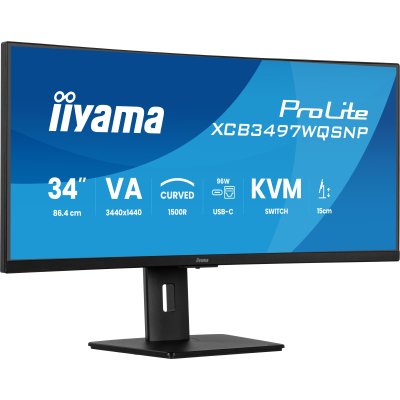 Монитор iiyama XCB3497WQSNP-B1, фото №2 Монитор iiyama XCB3497WQSNP-B1, фото №2