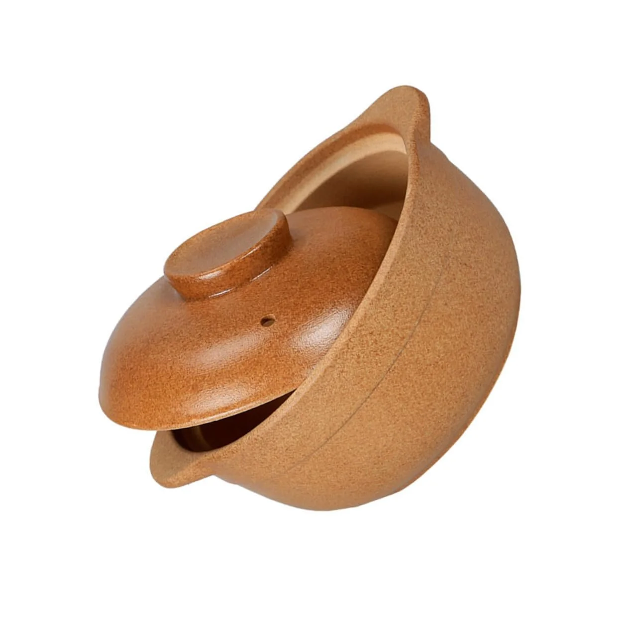 Кастрюля керамическая TOPBATHY с крышкой 1.2 л с ручками для супа и каш, фото №6