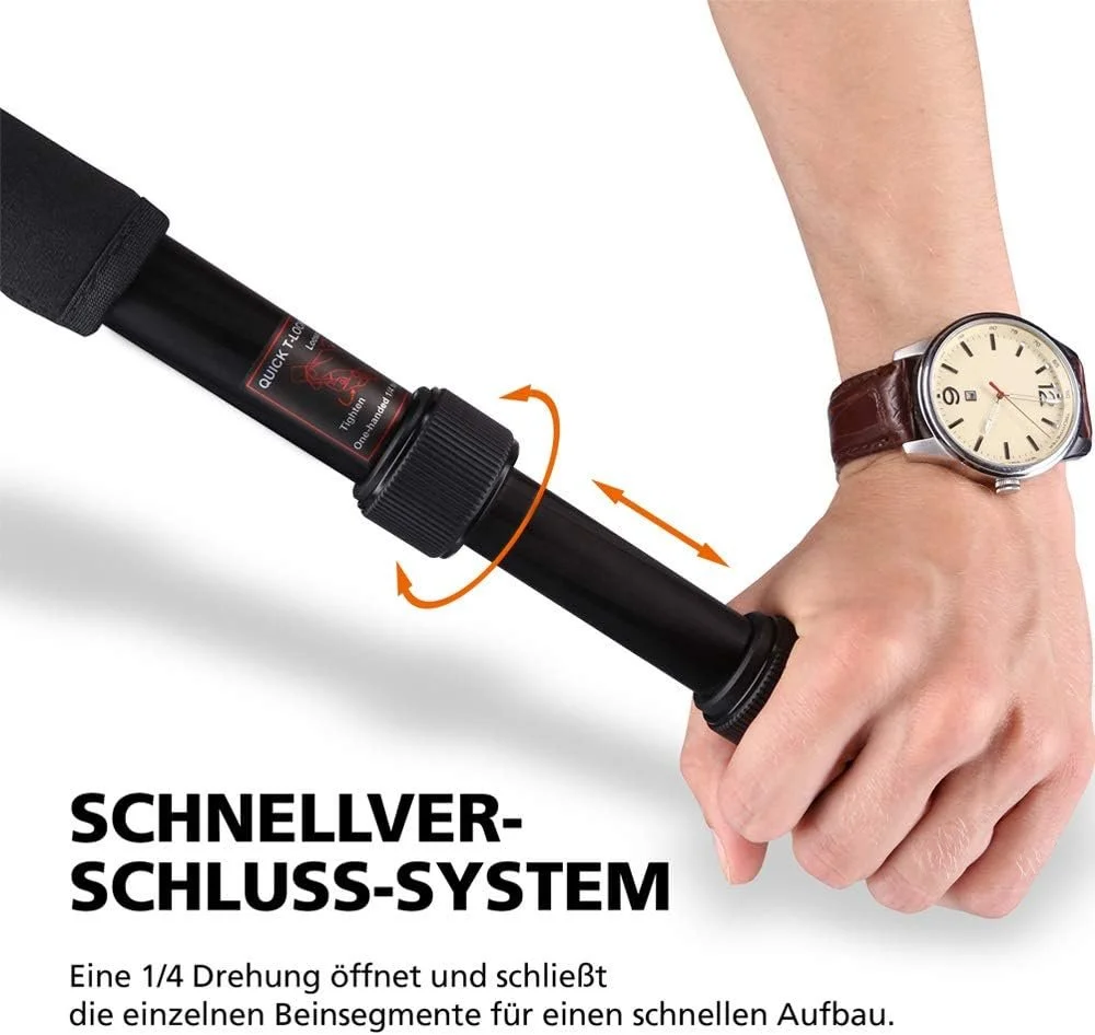 Штатив Rollei Compact Traveler алюмінієвий Оранжевий (20934), фото №9 Штатив Rollei Compact Traveler алюмінієвий Оранжевий (20934), фото №9