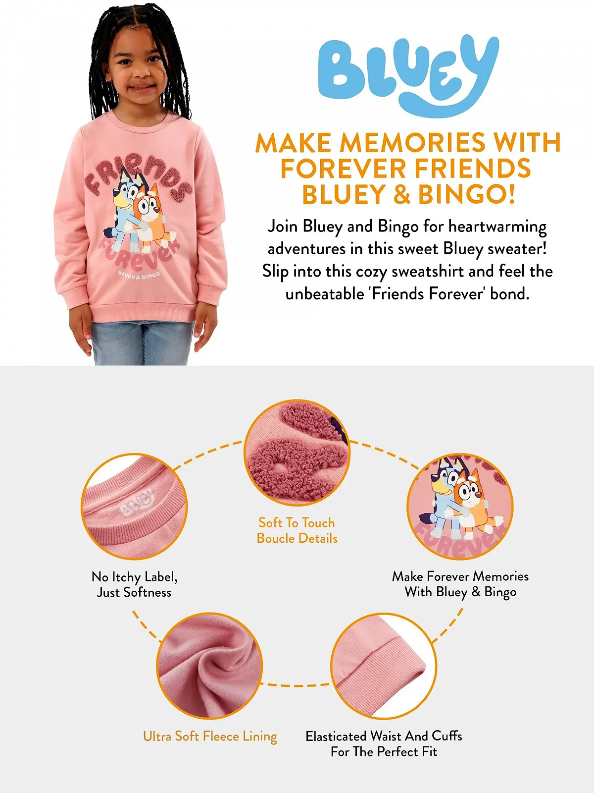 Джемпер Bluey Бинго Детский, фото №7