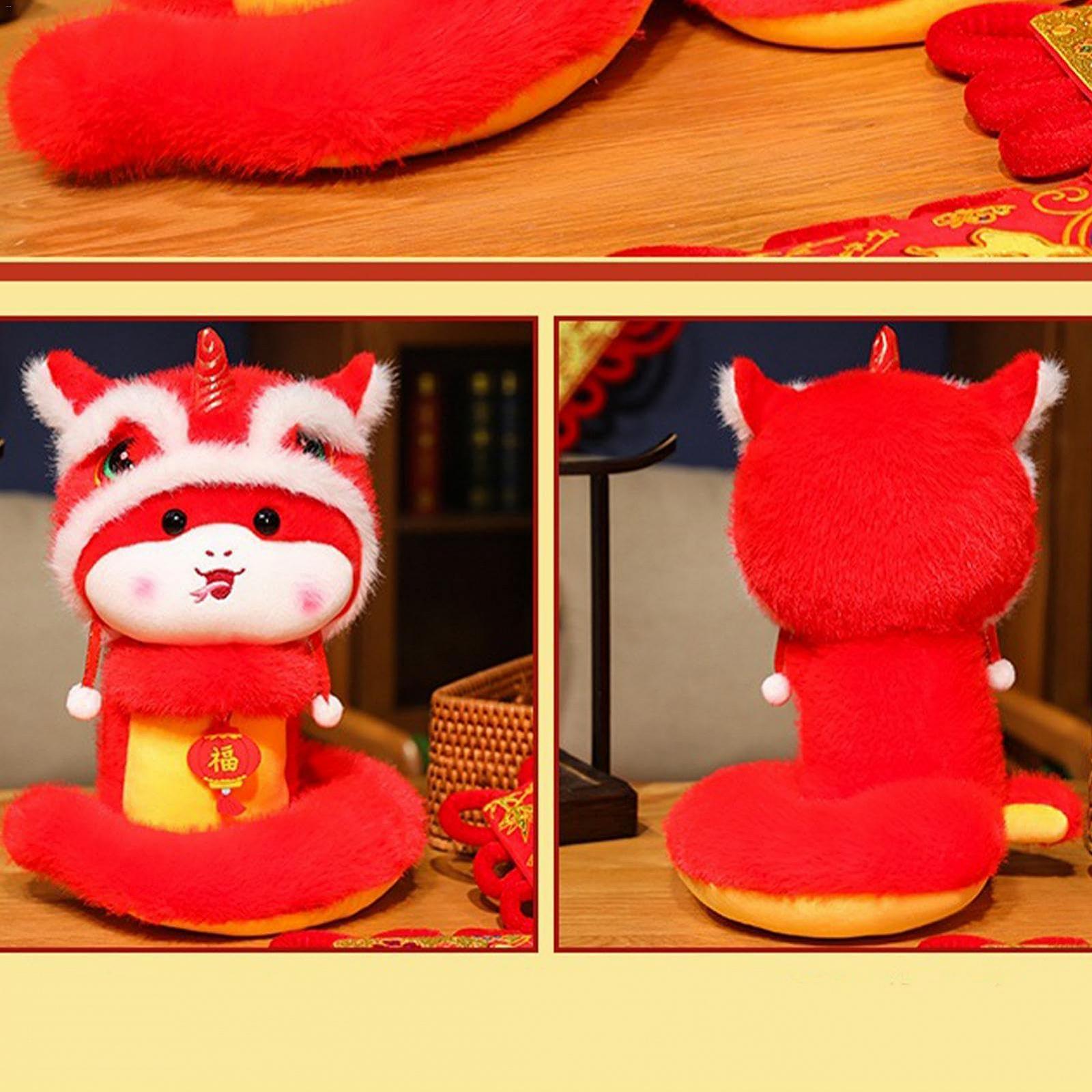 Плюш Жива Шанай Шланг Плюшова Змія Червоний, фото №7 Плюш Жива Шанай Шланг Плюшова Змія Червоний, фото №7