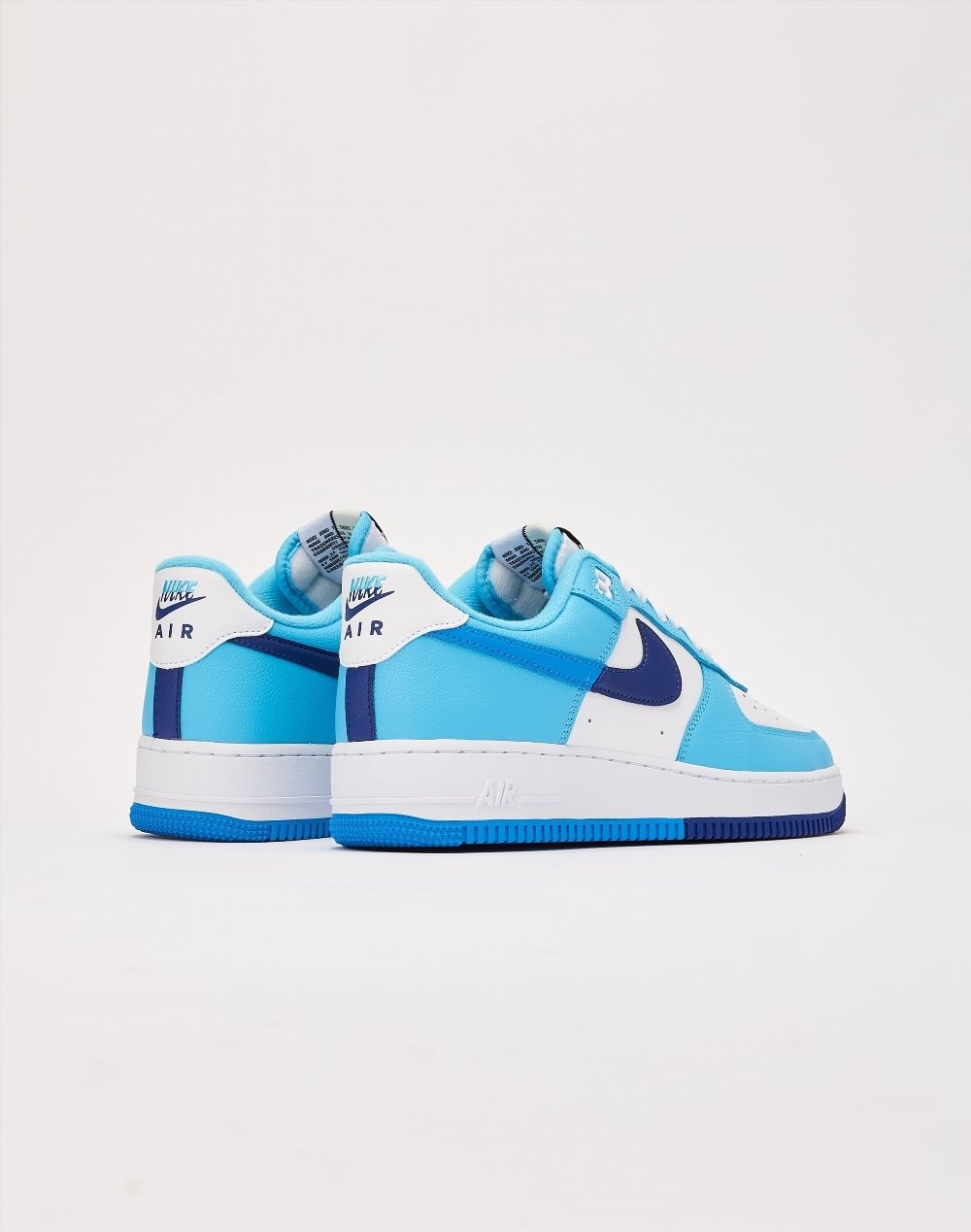Кросівки Nike Air Force 1 Low '07 LV8 Split Light Photo Blue Deep Royal 44.5, фото №4
