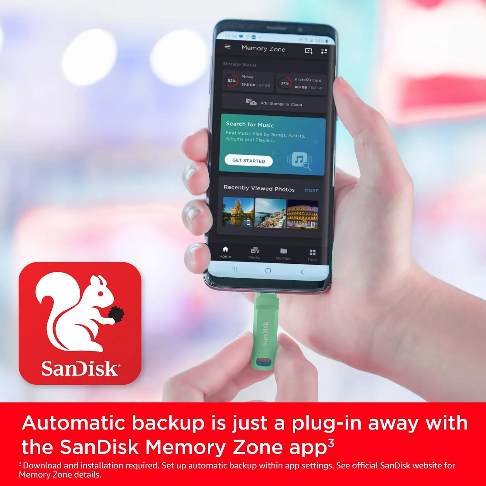 USB-флеш-накопичувач SanDisk Ultra Dual Drive Go 512 GB USB Type-C/Type-A Absinthe Green, фото №4 USB-флеш-накопичувач SanDisk Ultra Dual Drive Go 512 GB USB Type-C/Type-A Absinthe Green, фото №4