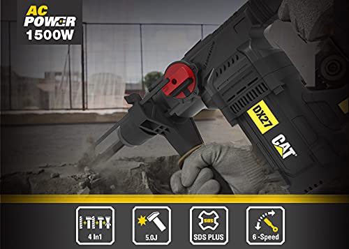 Перфоратор CAT Caterpillar DX27 1500W 5.0J SDS-Plus в чемодане, фото №6